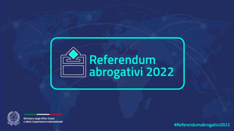 Referendum 2022: I quesiti dei referendum popolari abrogativi